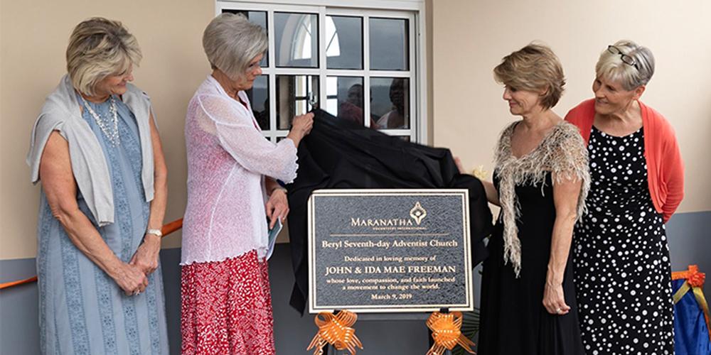 Church in Dominica Dedicated in Memory of Maranatha Founders Seventhday Adventist Church